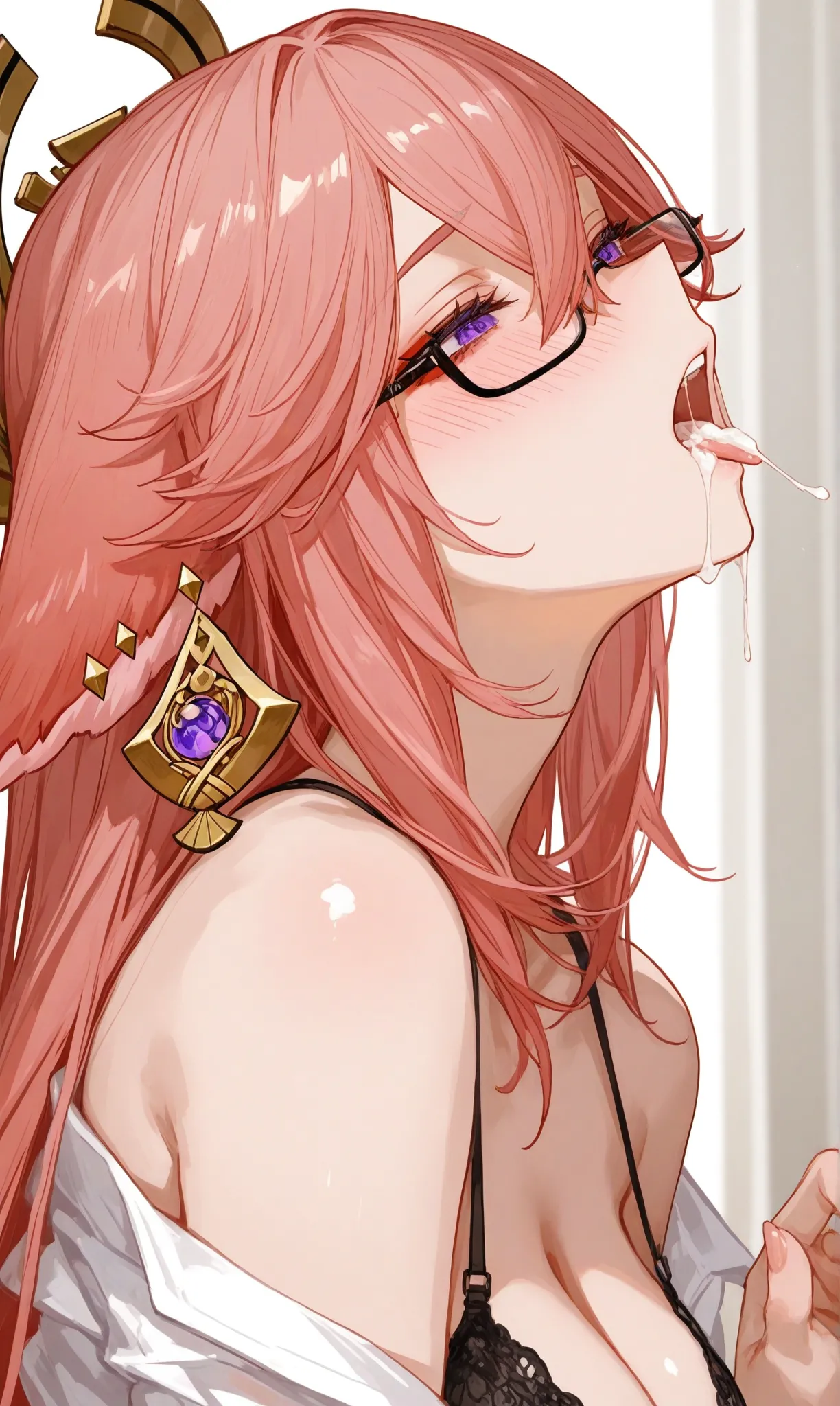 Reiji Yae Miko Office Temptation Unleashed - Image 19