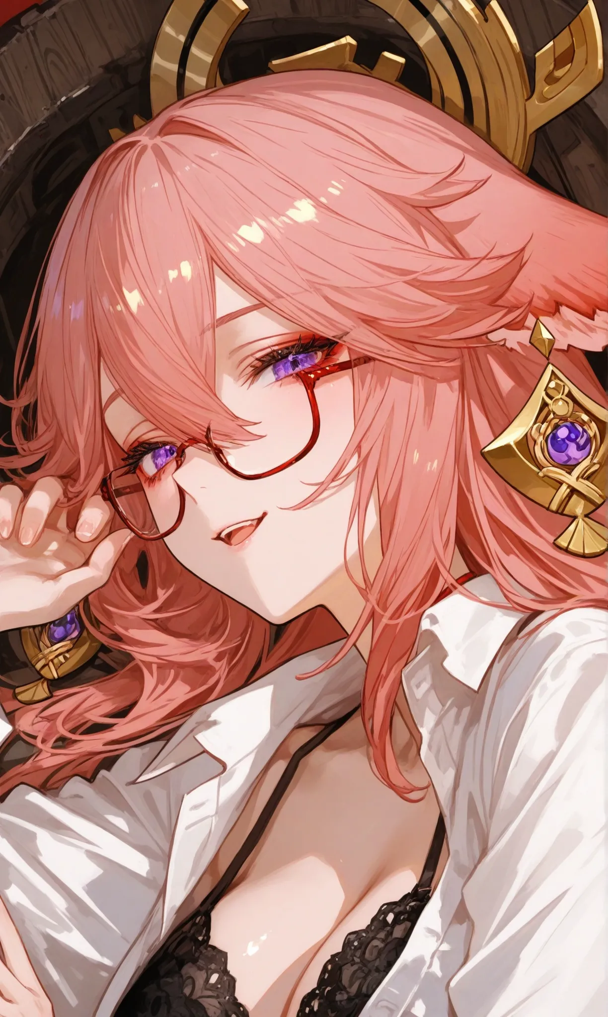 Reiji Yae Miko Office Temptation Unleashed - Image 6