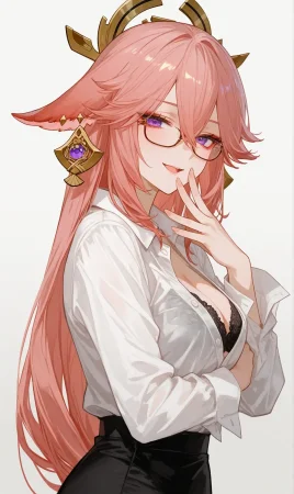 Reiji Yae Miko Office Temptation Unleashed - Page 2