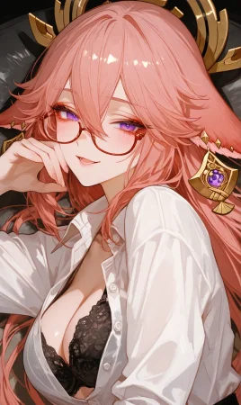 Reiji Yae Miko Office Temptation Unleashed - Page 8