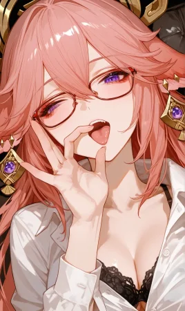 Reiji Yae Miko Office Temptation Unleashed - Page 9