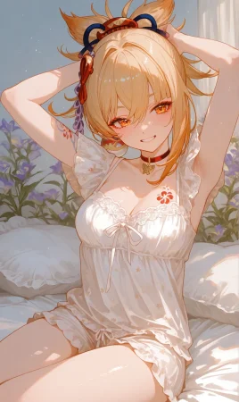 Reiji Yoimiya Private Pajama Night - Page 2