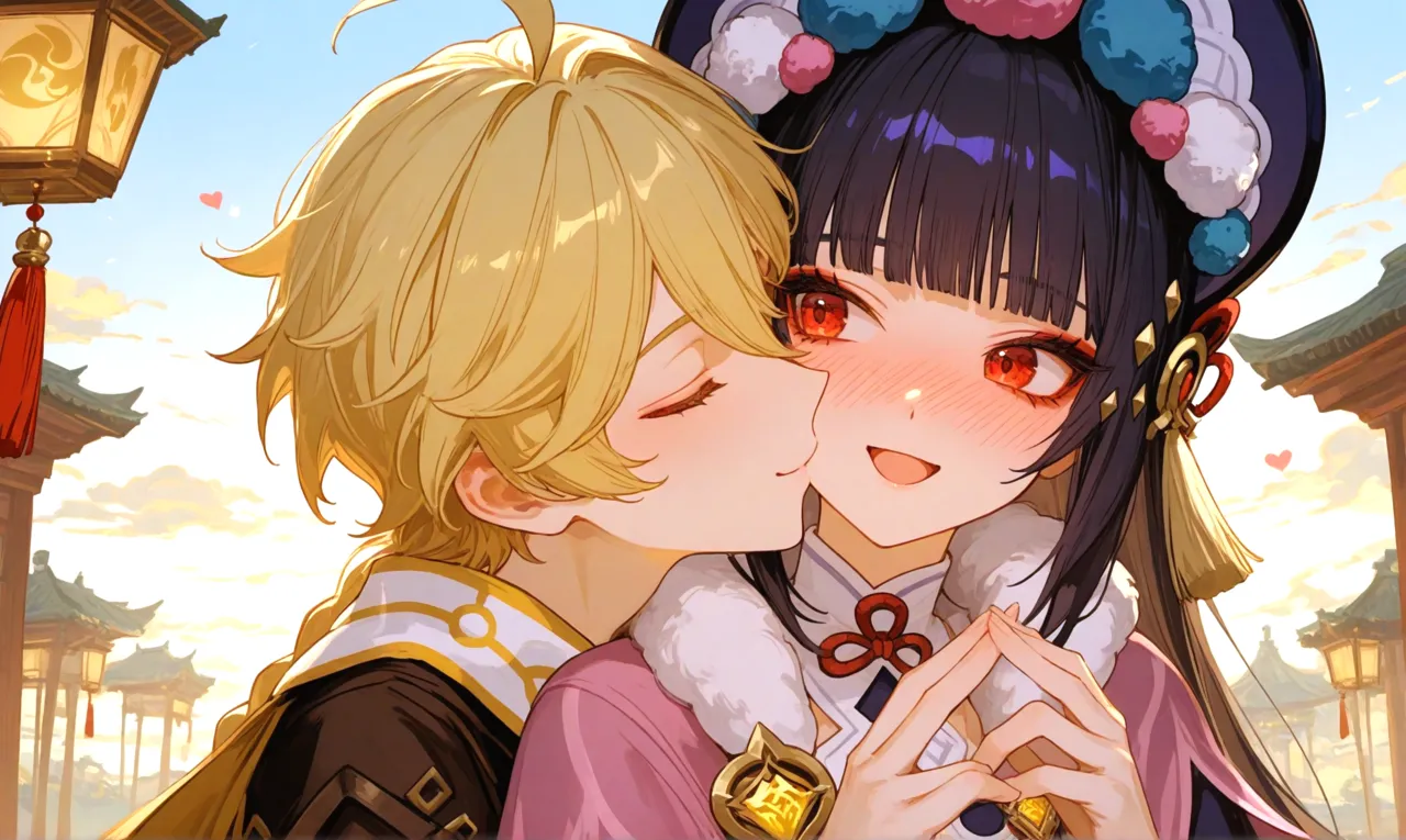 Reiji Yun Jin Genshin Impact Fall in Love - Image 10