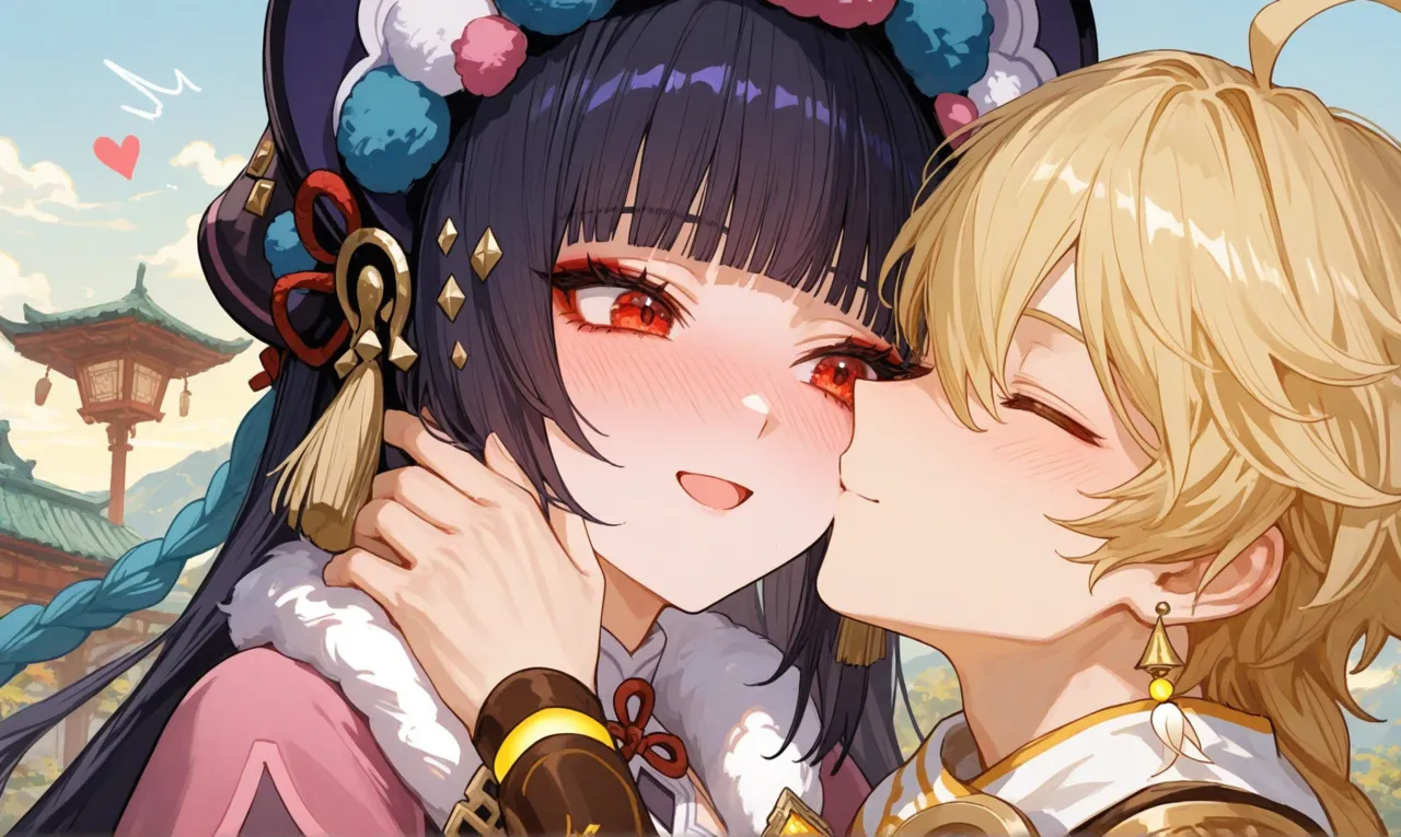 Reiji Yun Jin Genshin Impact Fall in Love - Image 11