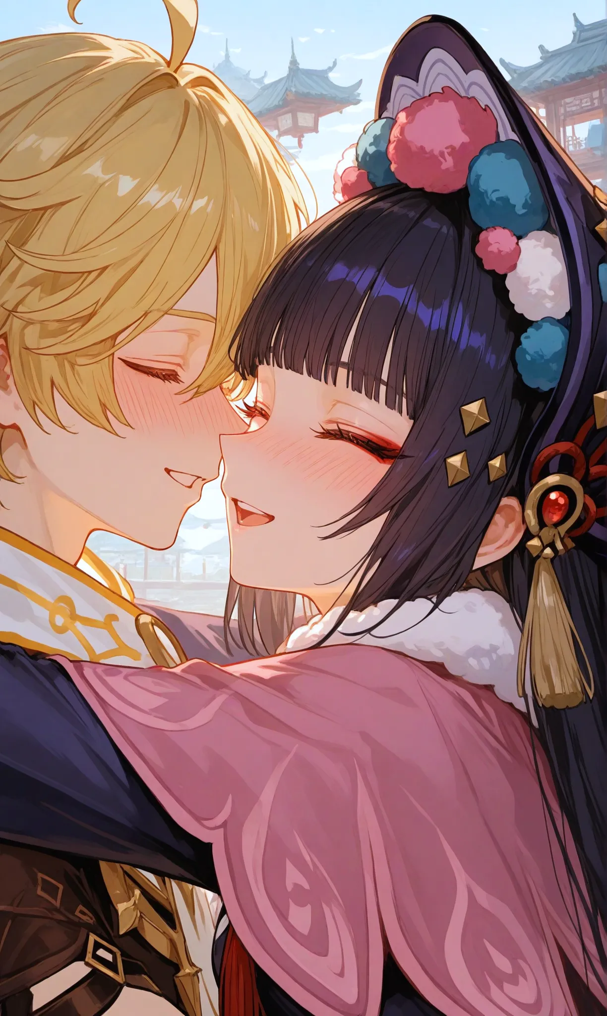 Reiji Yun Jin Genshin Impact Fall in Love - Image 12