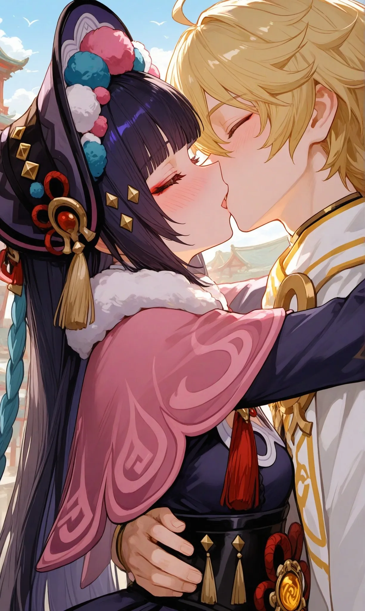 Reiji Yun Jin Genshin Impact Fall in Love - Image 13