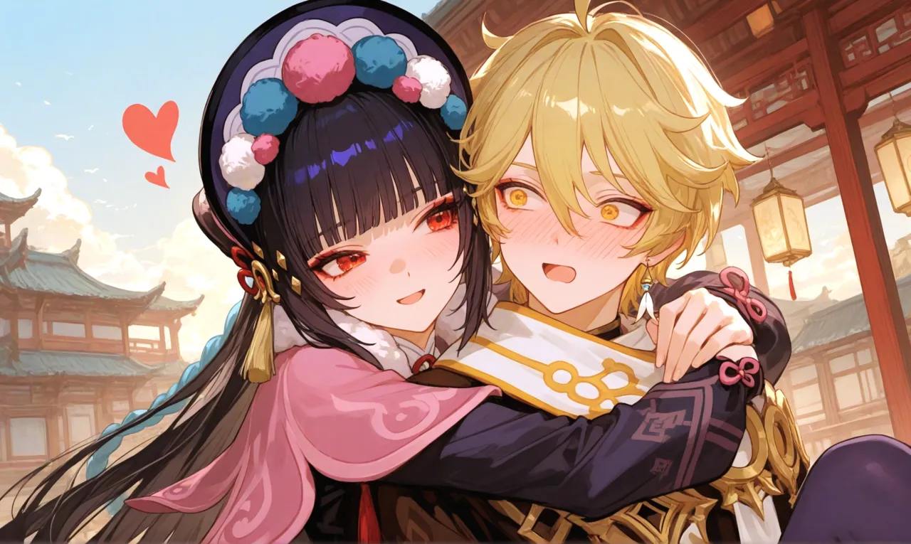 Reiji Yun Jin Genshin Impact Fall in Love - Image 8