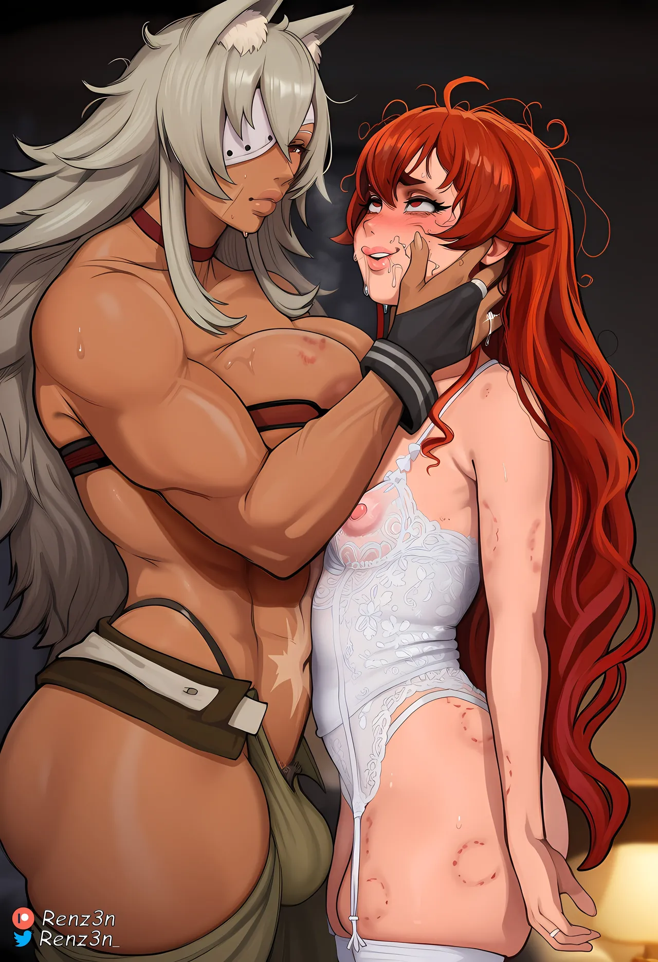 Renz3n Ghislaine x Eris NTR comic - Image 48