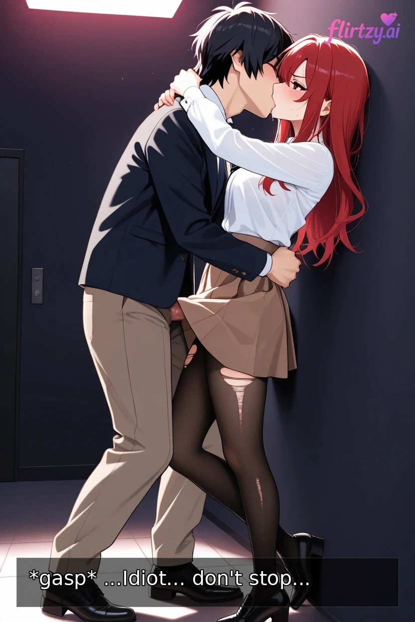 Ria Konohana The Tsunderes Forbidden Desires - Sexy redhead stops by for face fuck and creampie - 11 Pics - Image 3