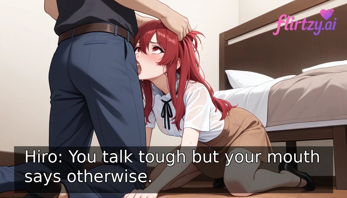 Ria Konohana The Tsunderes Forbidden Desires - Sexy redhead stops by for face fuck and creampie - 11 Pics - Image 4