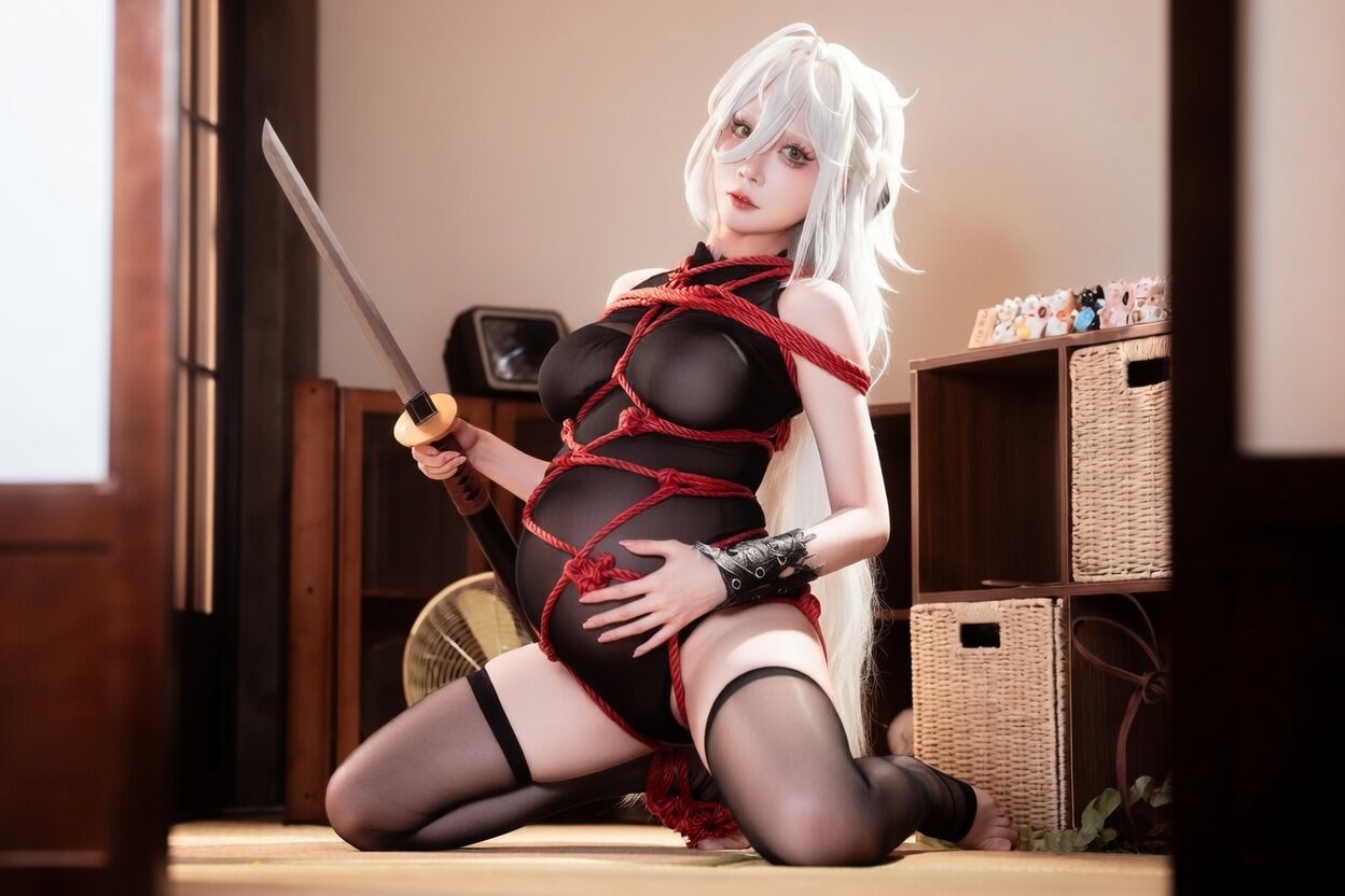 RtsuHakuhou cosplay pregnant - Image 23