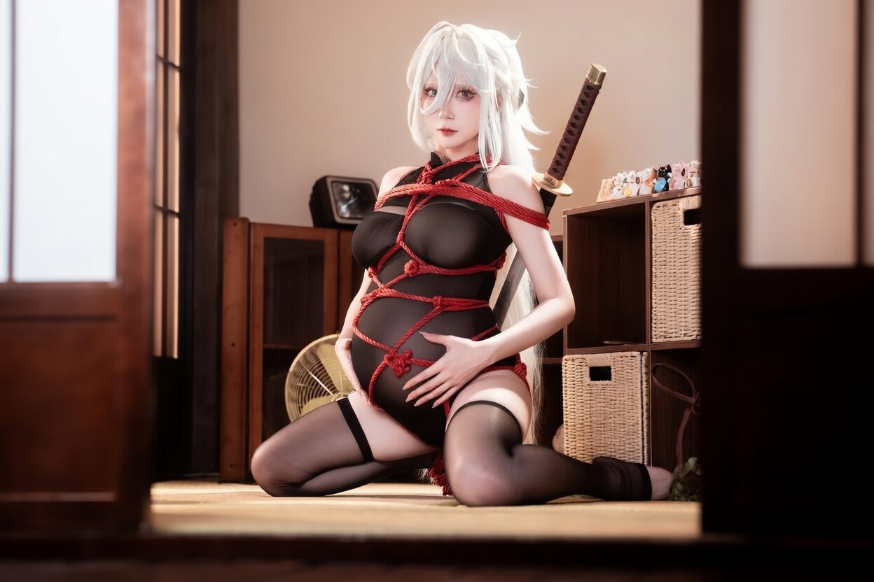 RtsuHakuhou cosplay pregnant - Image 24