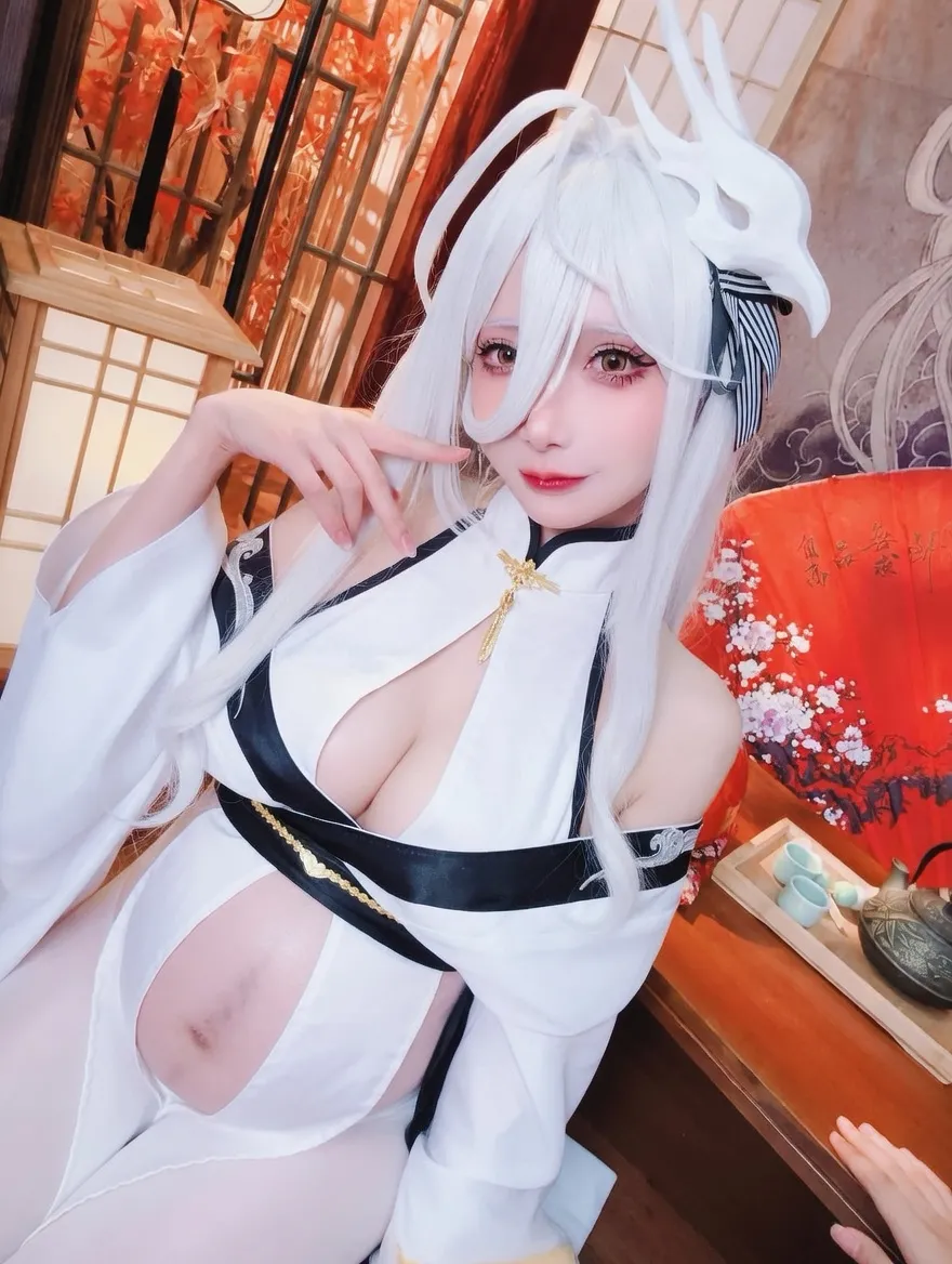 RtsuHakuhou cosplay pregnant - Image 4