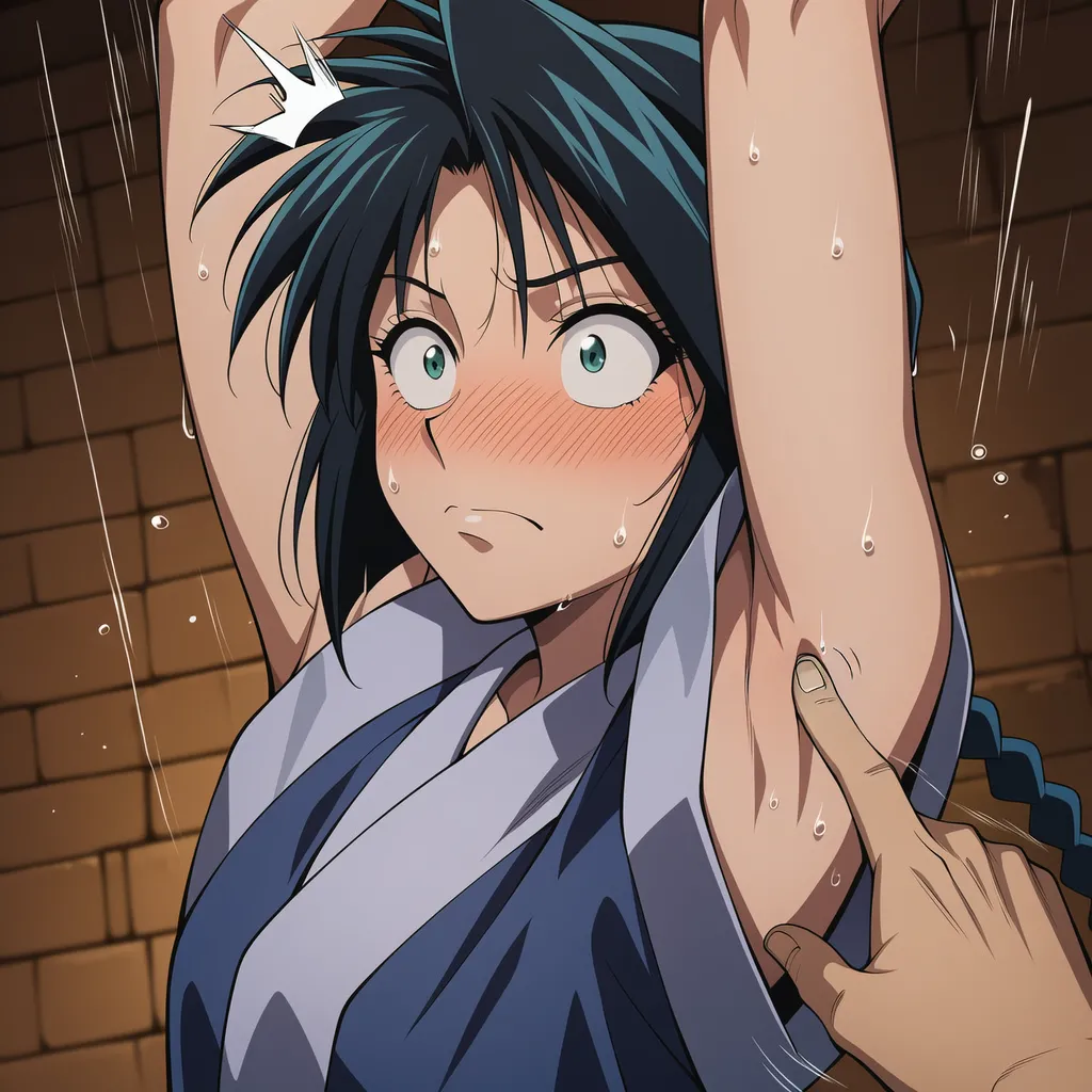 把卷町操轮奸到死狂舔她超臭的腋下含搔痒Rurouni Kenshin - Image 19