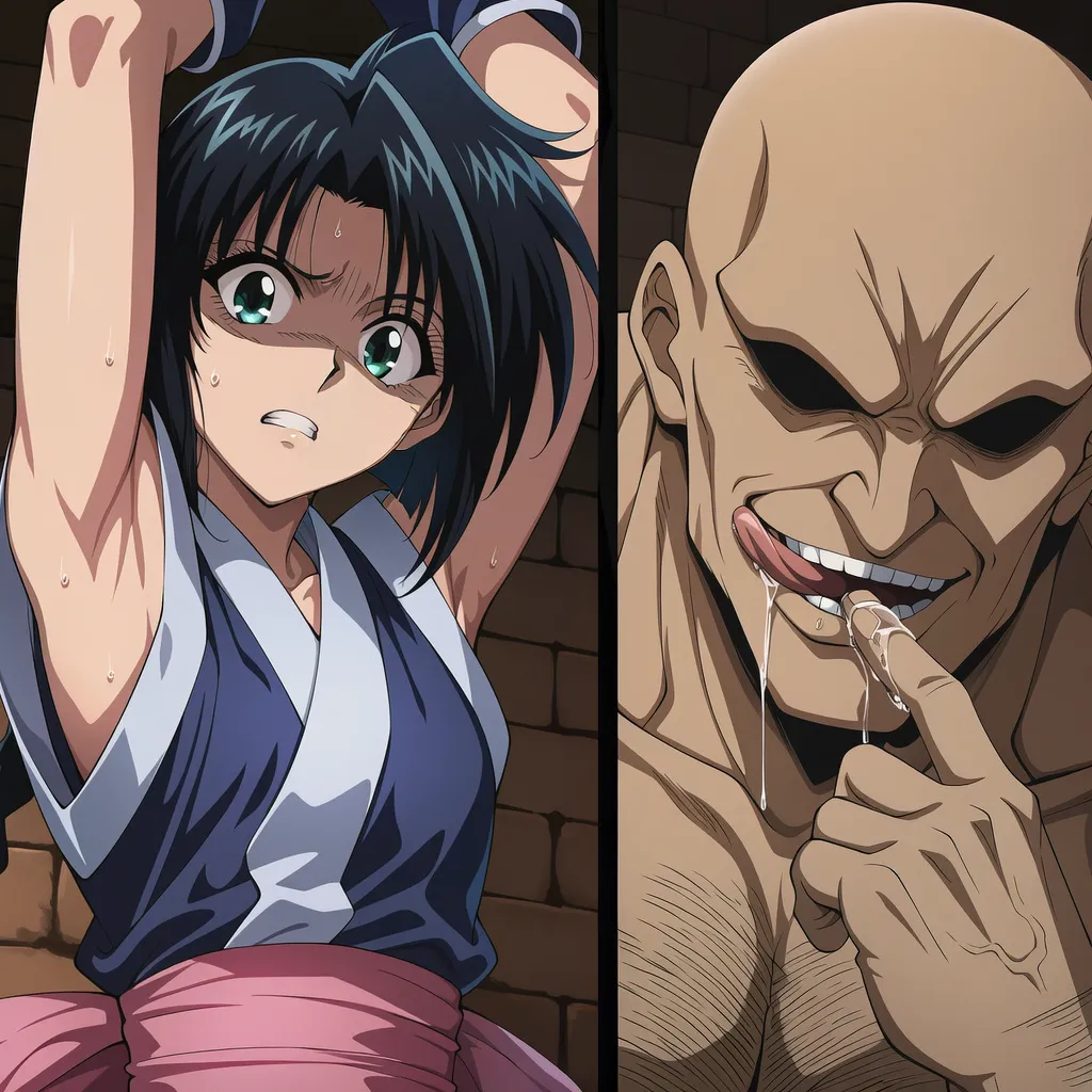 把卷町操轮奸到死狂舔她超臭的腋下含搔痒Rurouni Kenshin - Image 20