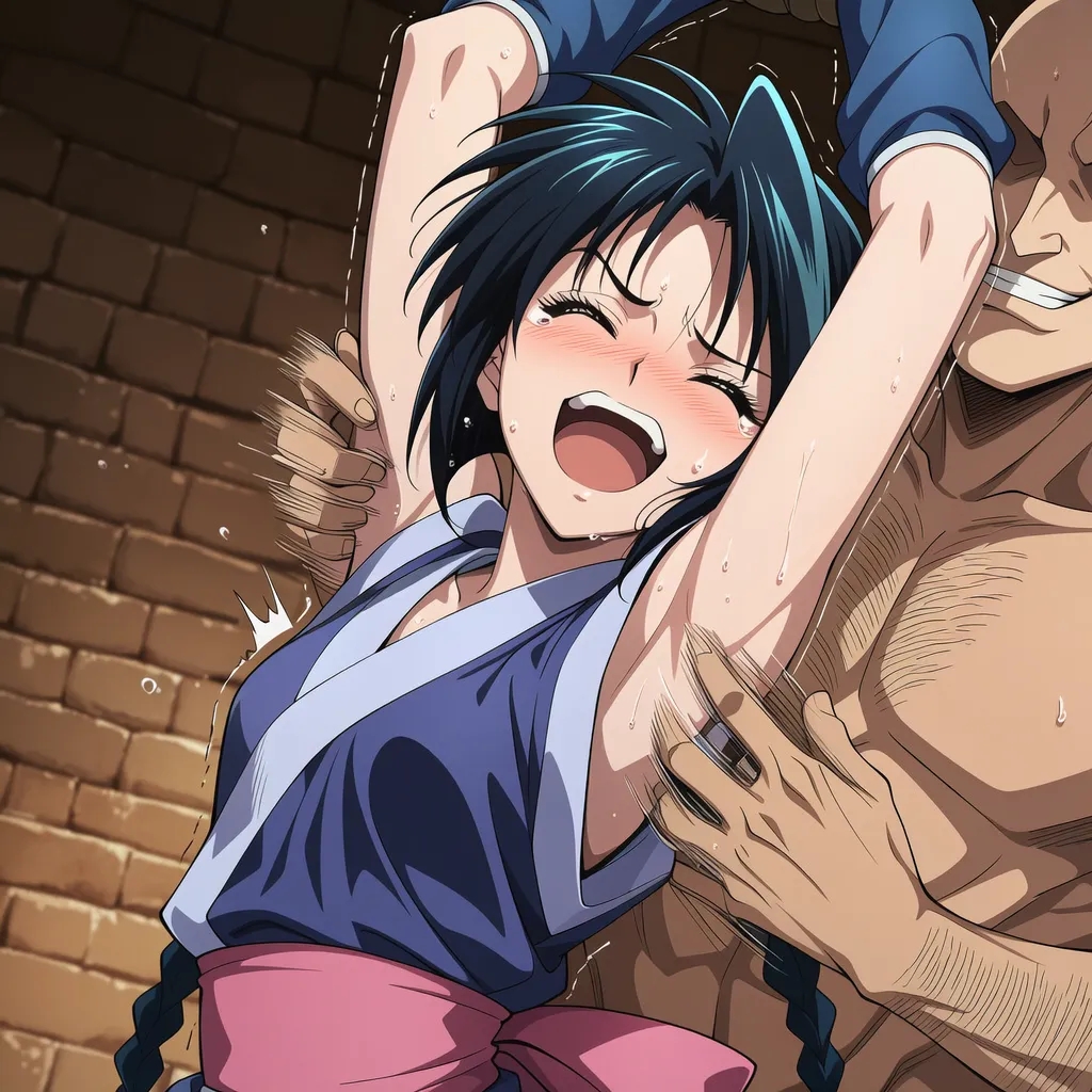 把卷町操轮奸到死狂舔她超臭的腋下含搔痒Rurouni Kenshin - Image 41