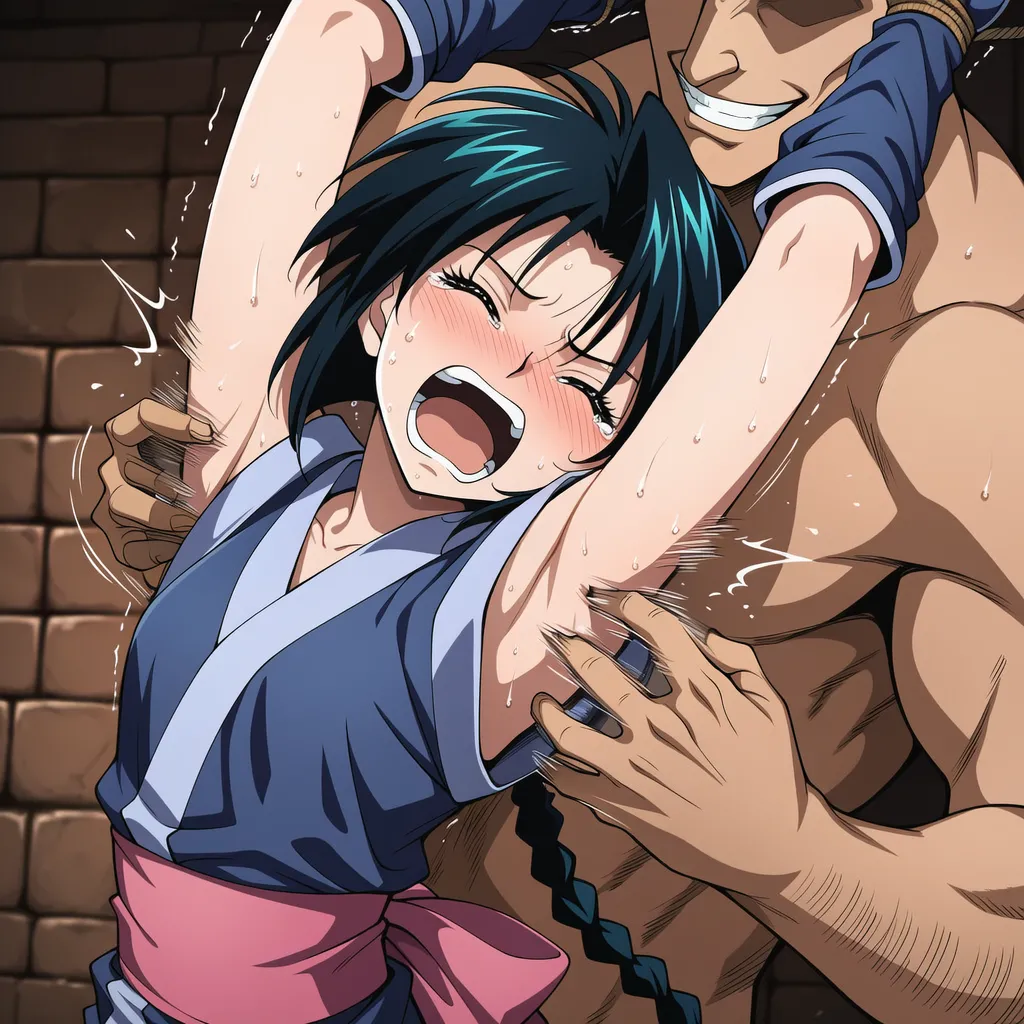 把卷町操轮奸到死狂舔她超臭的腋下含搔痒Rurouni Kenshin - Image 43