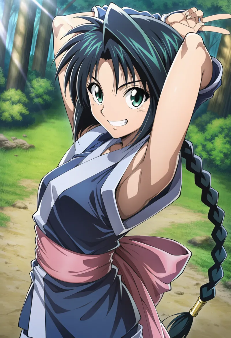 把卷町操轮奸到死狂舔她超臭的腋下含搔痒Rurouni Kenshin - Image 5