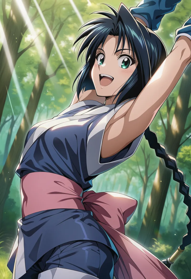 把卷町操轮奸到死狂舔她超臭的腋下含搔痒Rurouni Kenshin - Image 6