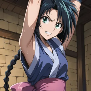 把卷町操轮奸到死狂舔她超臭的腋下含搔痒Rurouni Kenshin - Page 13