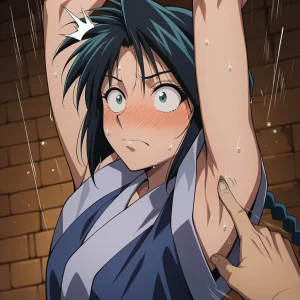 把卷町操轮奸到死狂舔她超臭的腋下含搔痒Rurouni Kenshin - Page 19