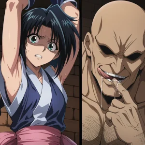 把卷町操轮奸到死狂舔她超臭的腋下含搔痒Rurouni Kenshin - Page 20