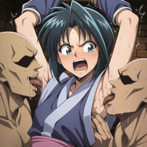 把卷町操轮奸到死狂舔她超臭的腋下含搔痒Rurouni Kenshin - Page 25