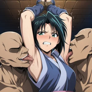 把卷町操轮奸到死狂舔她超臭的腋下含搔痒Rurouni Kenshin - Page 26