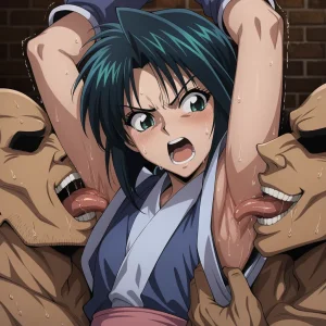 把卷町操轮奸到死狂舔她超臭的腋下含搔痒Rurouni Kenshin - Page 27