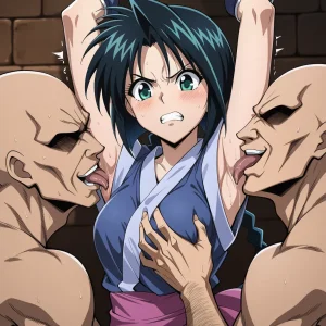 把卷町操轮奸到死狂舔她超臭的腋下含搔痒Rurouni Kenshin - Page 30