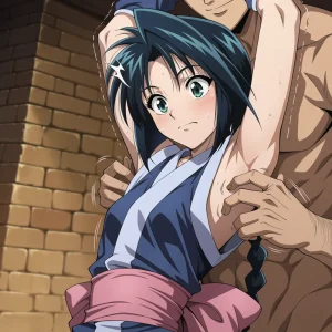 把卷町操轮奸到死狂舔她超臭的腋下含搔痒Rurouni Kenshin - Page 37