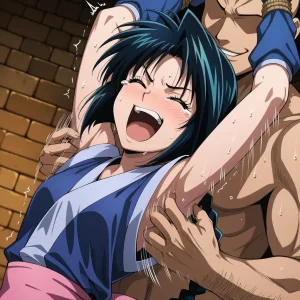 把卷町操轮奸到死狂舔她超臭的腋下含搔痒Rurouni Kenshin - Page 40