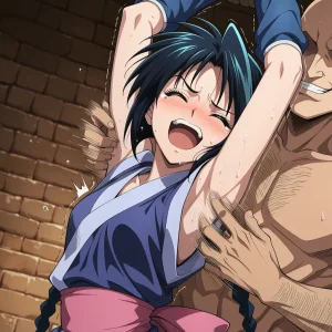 把卷町操轮奸到死狂舔她超臭的腋下含搔痒Rurouni Kenshin - Page 41