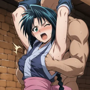 把卷町操轮奸到死狂舔她超臭的腋下含搔痒Rurouni Kenshin - Page 45