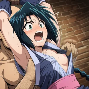 把卷町操轮奸到死狂舔她超臭的腋下含搔痒Rurouni Kenshin - Page 47