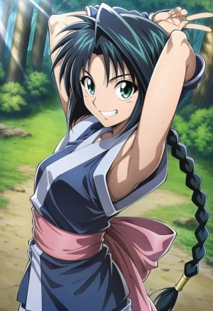 把卷町操轮奸到死狂舔她超臭的腋下含搔痒Rurouni Kenshin - Page 5