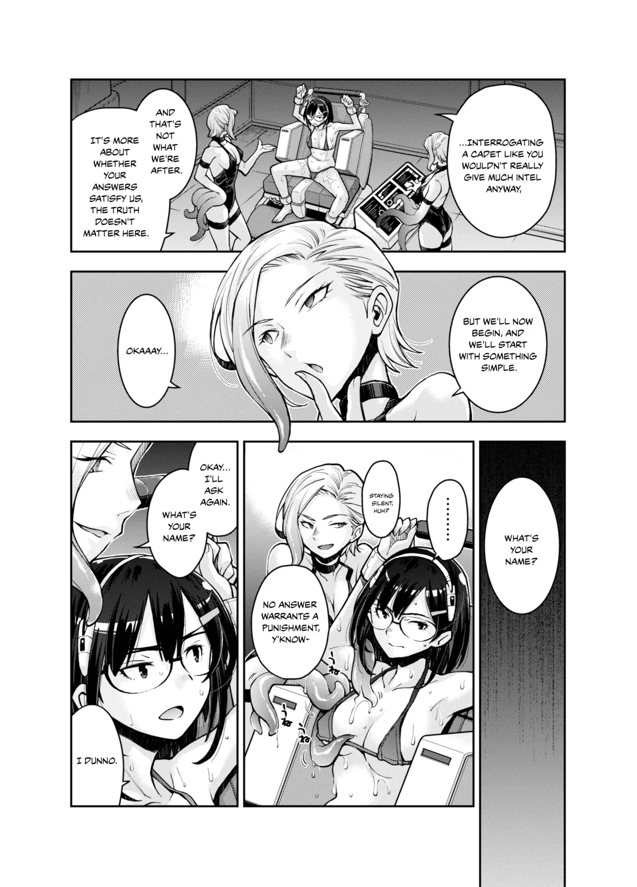 Ryoumoto Hatsumi DEEP SPACE EIGHT The Captured Space Police Cadet Falls to the Twin Tentacle Monsters Lesbian Interrogation English Your Deer Friends Black - Image 18