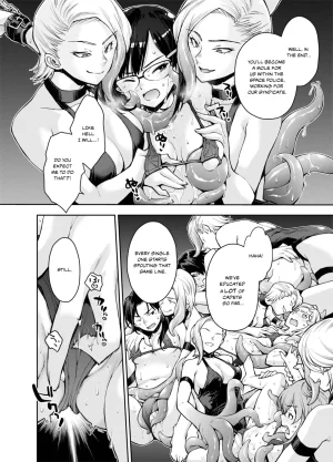 Ryoumoto Hatsumi DEEP SPACE EIGHT The Captured Space Police Cadet Falls to the Twin Tentacle Monsters Lesbian Interrogation English Your Deer Friends Black - Page 13