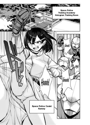 Ryoumoto Hatsumi DEEP SPACE EIGHT The Captured Space Police Cadet Falls to the Twin Tentacle Monsters Lesbian Interrogation English Your Deer Friends Black - Page 3