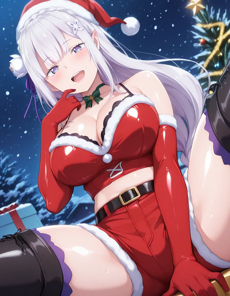 Ryuugin_ai.art - Santa Emilias Magical Visit - Image 13