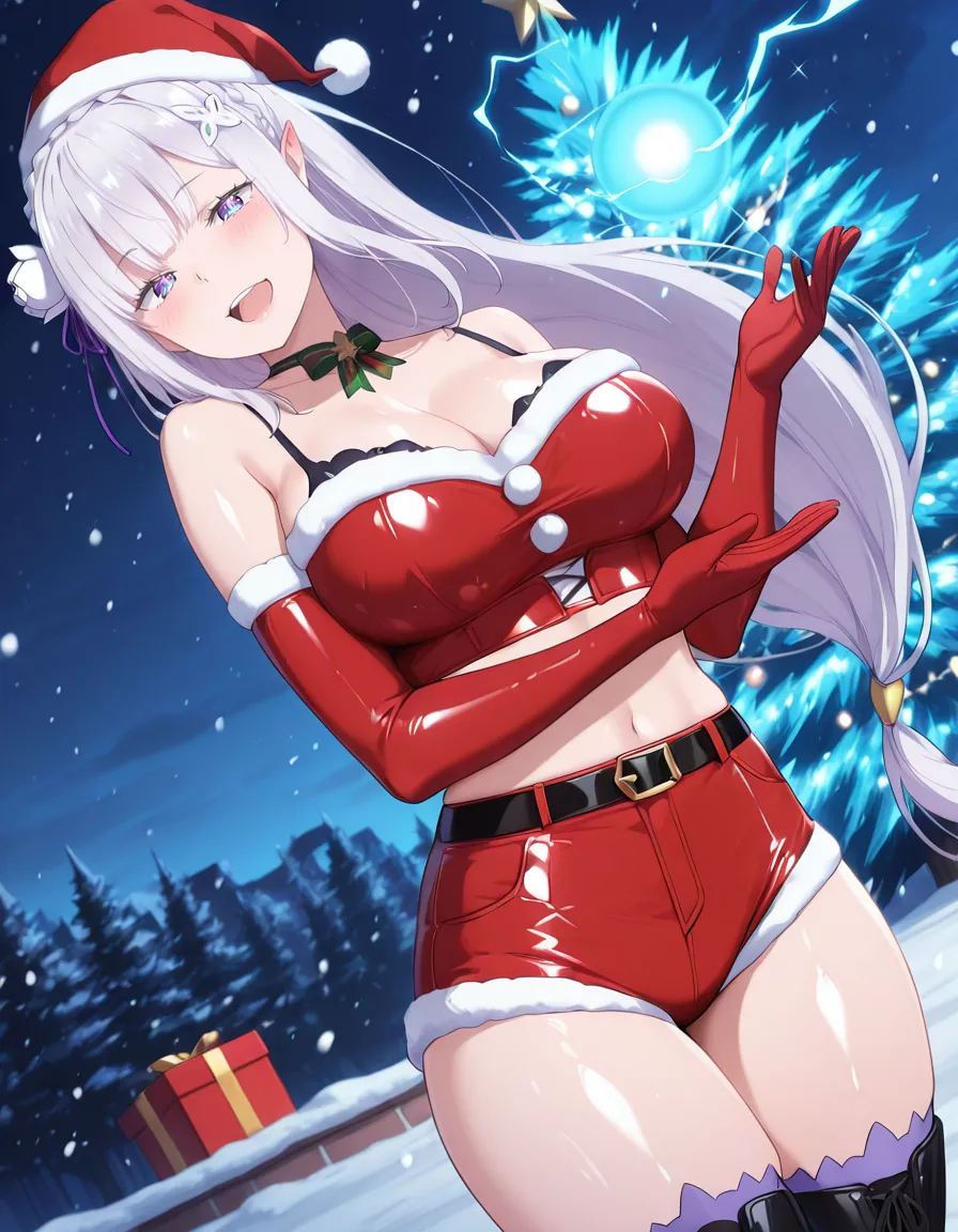 Ryuugin_ai.art - Santa Emilias Magical Visit - Image 18