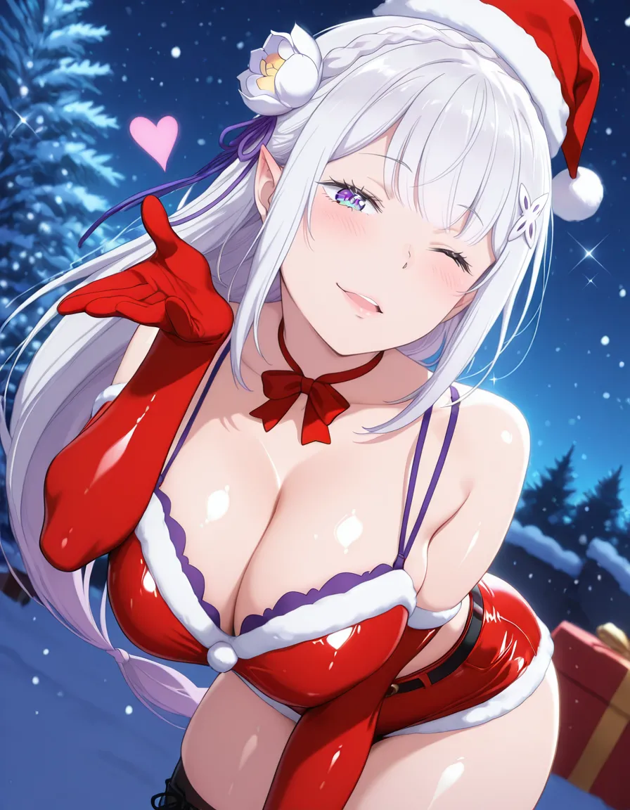 Ryuugin_ai.art - Santa Emilias Magical Visit - Image 6