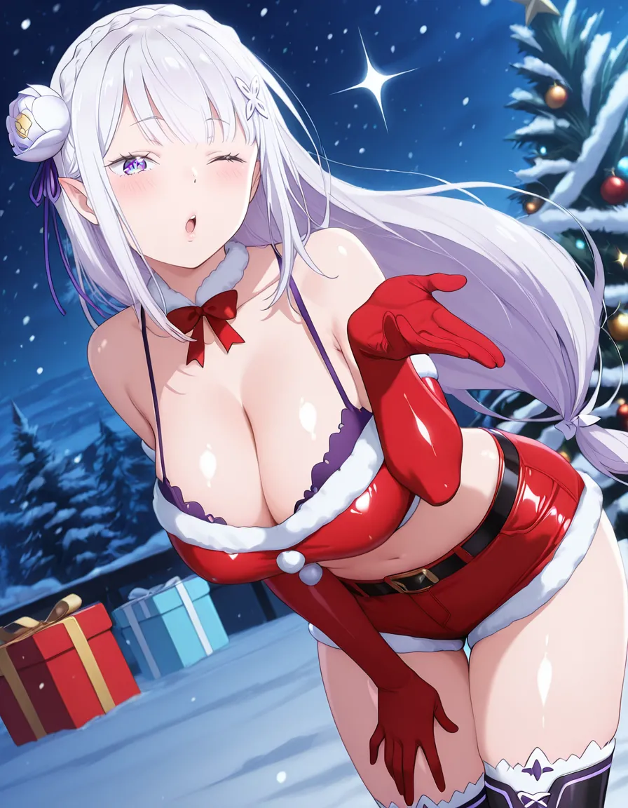Ryuugin_ai.art - Santa Emilias Magical Visit - Image 7