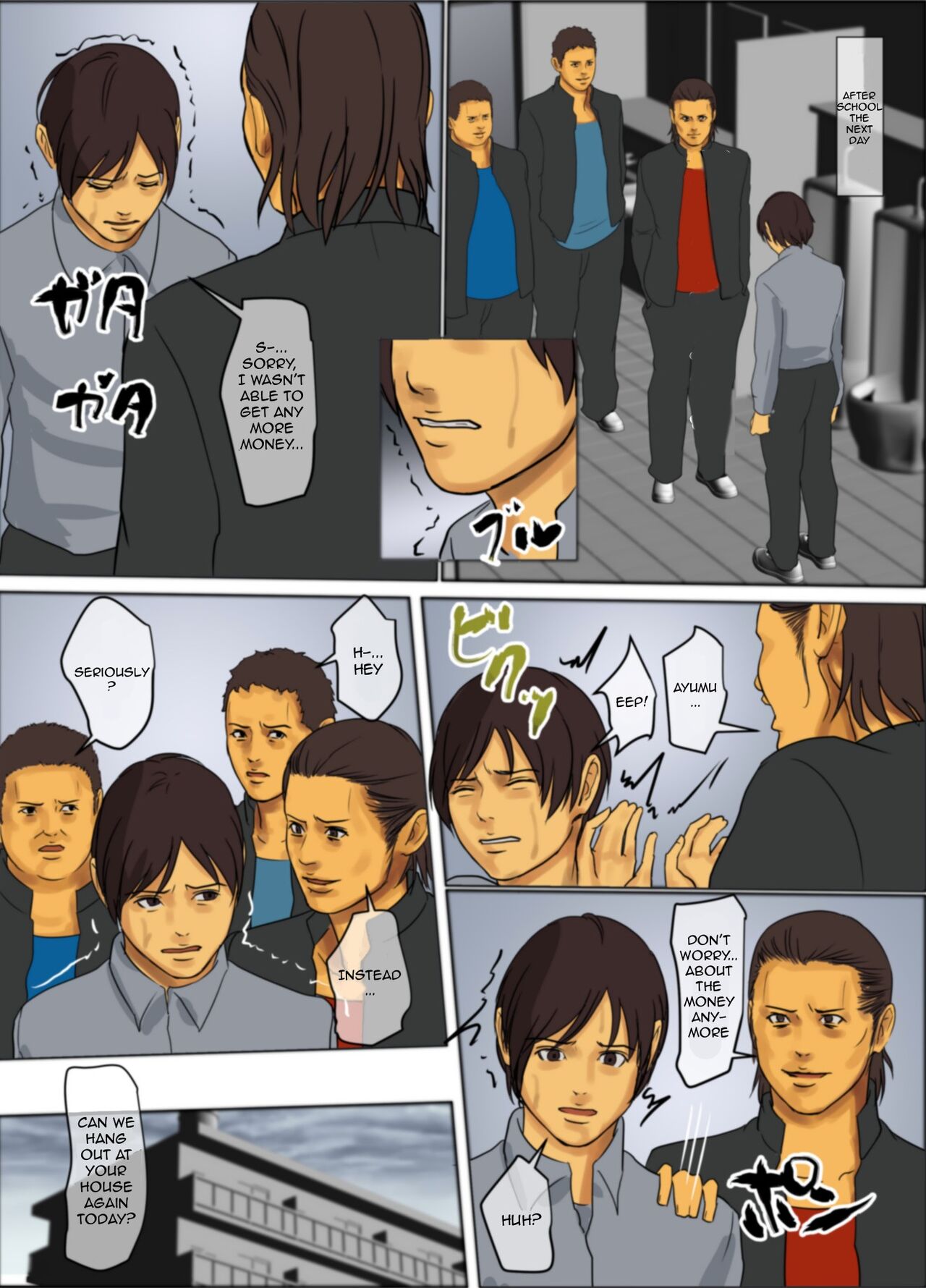 Sacrificial Mother - Son watches while bullies hentai gangbang his busty mom - 209 Pics - Image 46