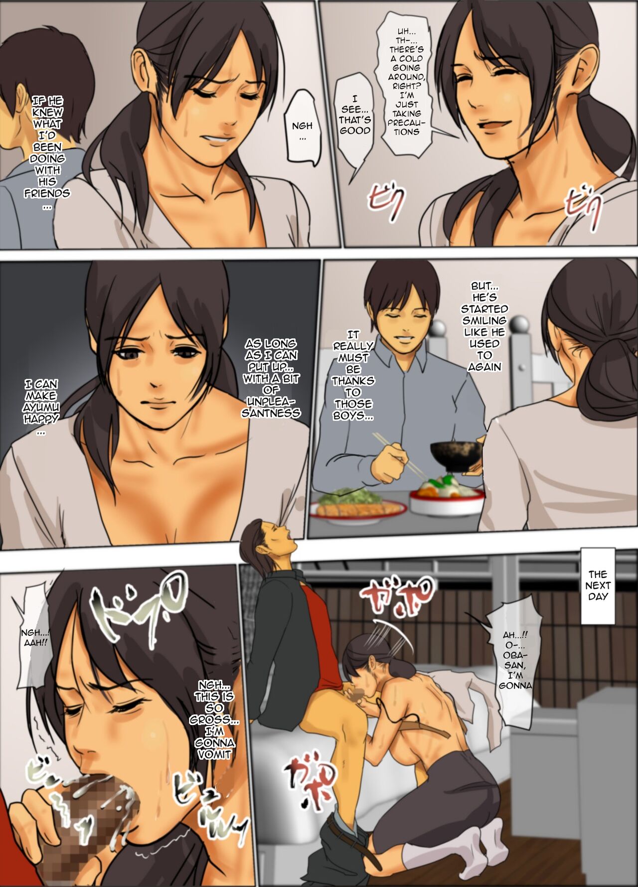 Sacrificial Mother - Son watches while bullies hentai gangbang his busty mom - 209 Pics - Image 56