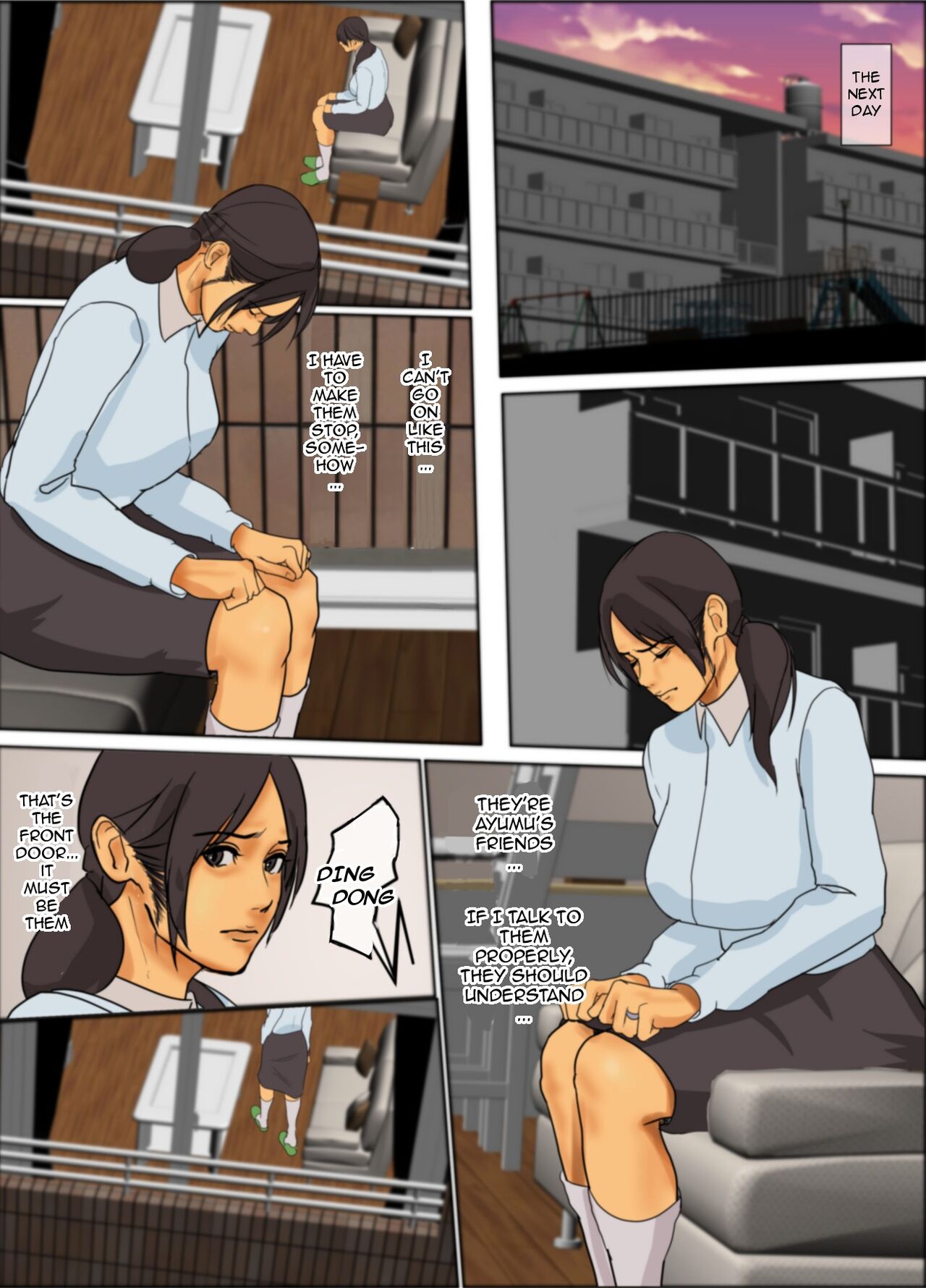 Sacrificial Mother - Son watches while bullies hentai gangbang his busty mom - 209 Pics - Image 63