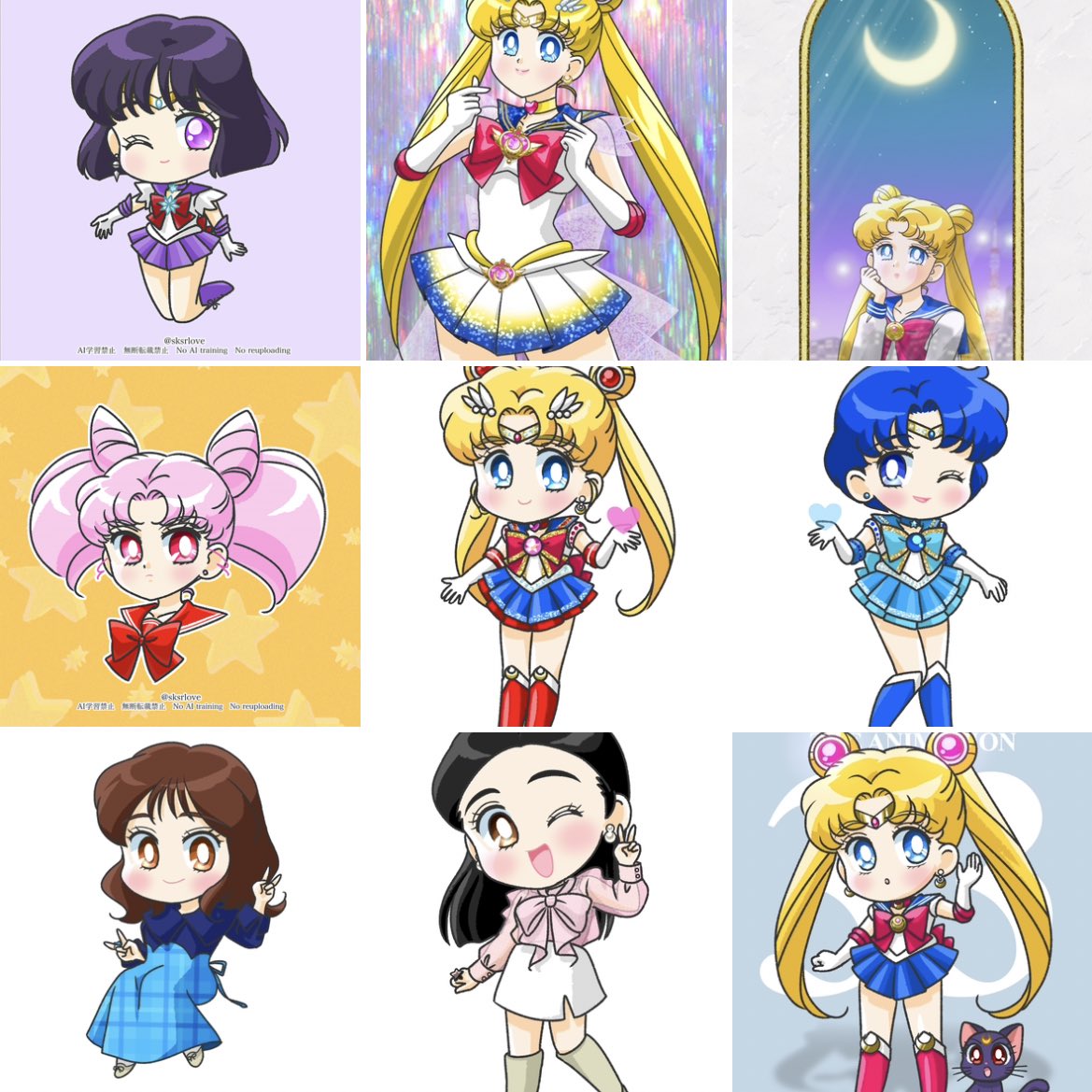 Sailor moon art compilation - Image 74
