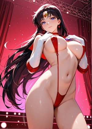 Sailor Moon cartoon parody 3d