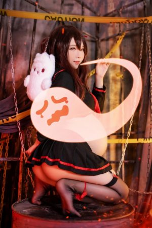 Sally dorasnow Genshin impact-Hu Tao-Cosplayer pregnantAI - Page 34