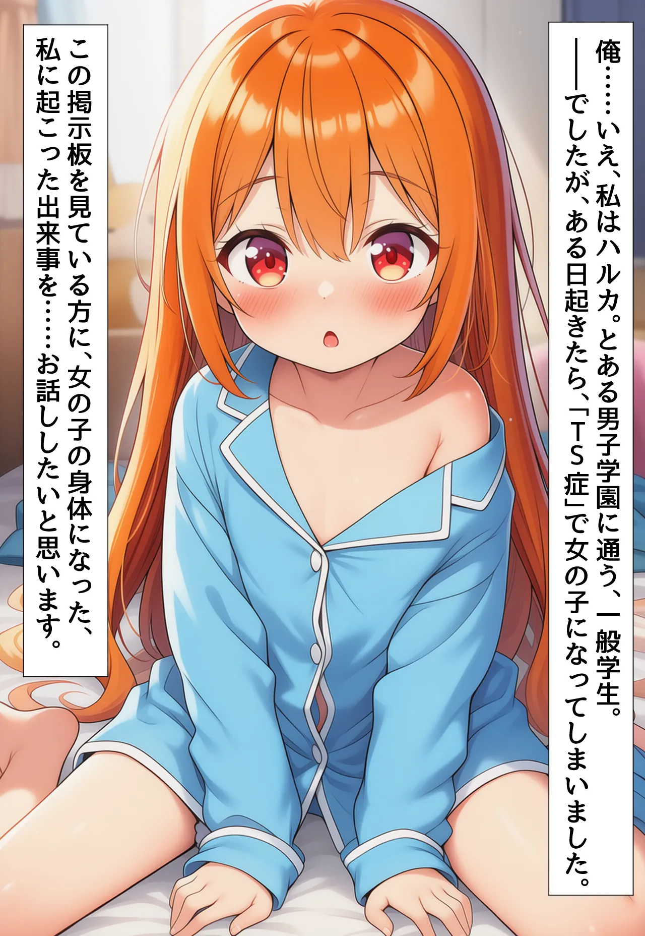 saltワークス つるぺたっ子女体化性奴調教友達たちに無理やり犯されて肉オナホマゾ開花しちゃう性転換ひよこ女子ちゃんの話 - Image 2